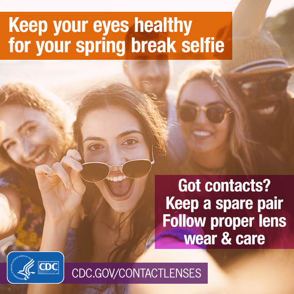 Keep Your Eyes Healthy for Your Spring Break Selfie