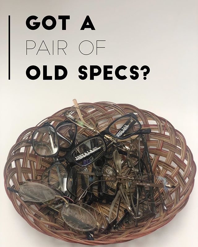 Got a pair of eyeglasses ? that you’re no longer using?