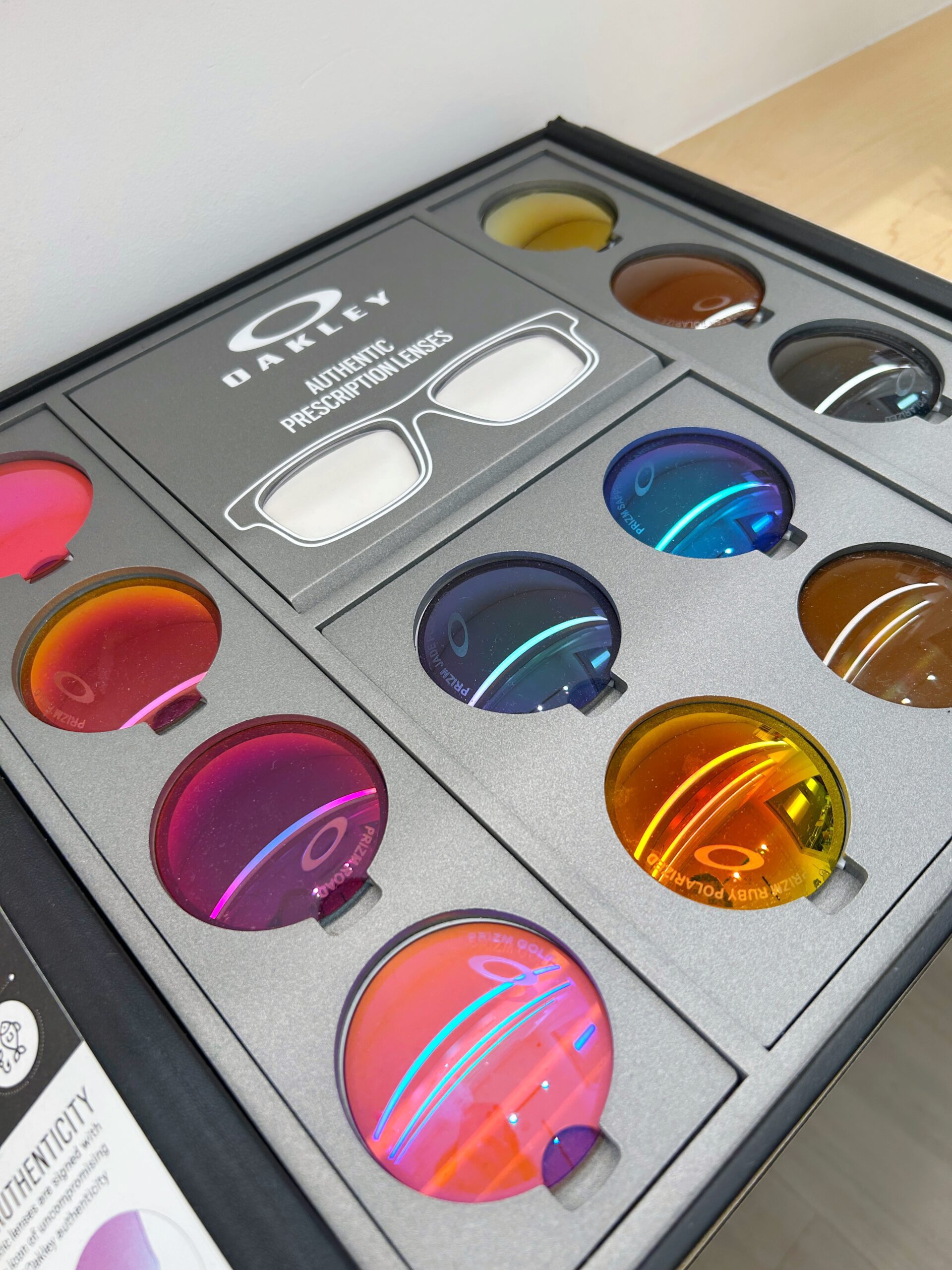 Selection of Oakley lenses